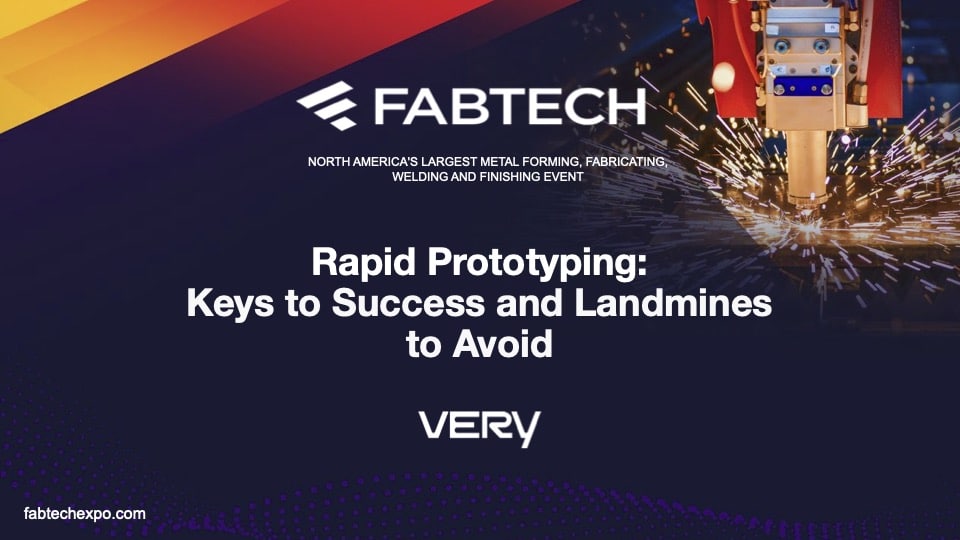 Very's FABTECH 2023 presentation cover image